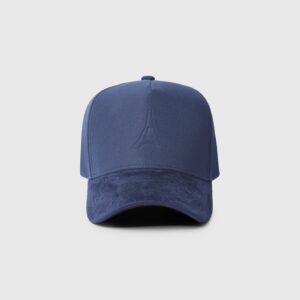 Embossed Eiffel Cap - Navy